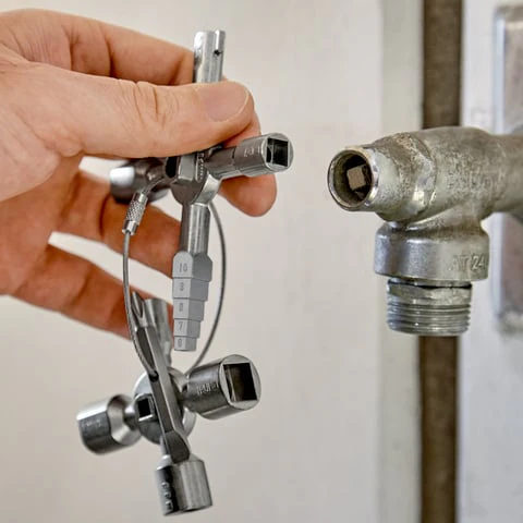 Knipex TwinKey Control Cabinet Key For All Standard Cabinets & Shut-Off Systems - Image 12