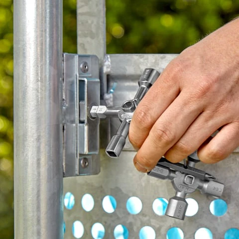 Knipex TwinKey Control Cabinet Key For All Standard Cabinets & Shut-Off Systems - Image 15