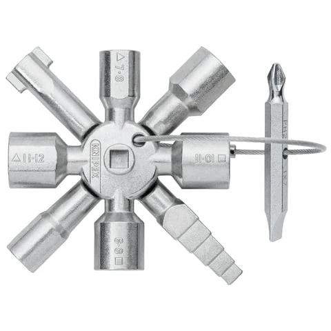 Knipex TwinKey Control Cabinet Key For All Standard Cabinets & Shut-Off Systems - Image 3