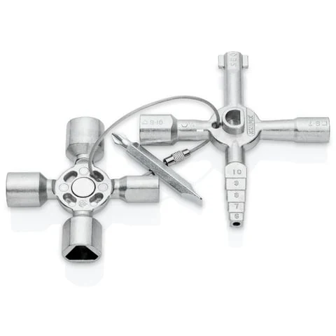 Knipex TwinKey Control Cabinet Key For All Standard Cabinets & Shut-Off Systems - Image 4