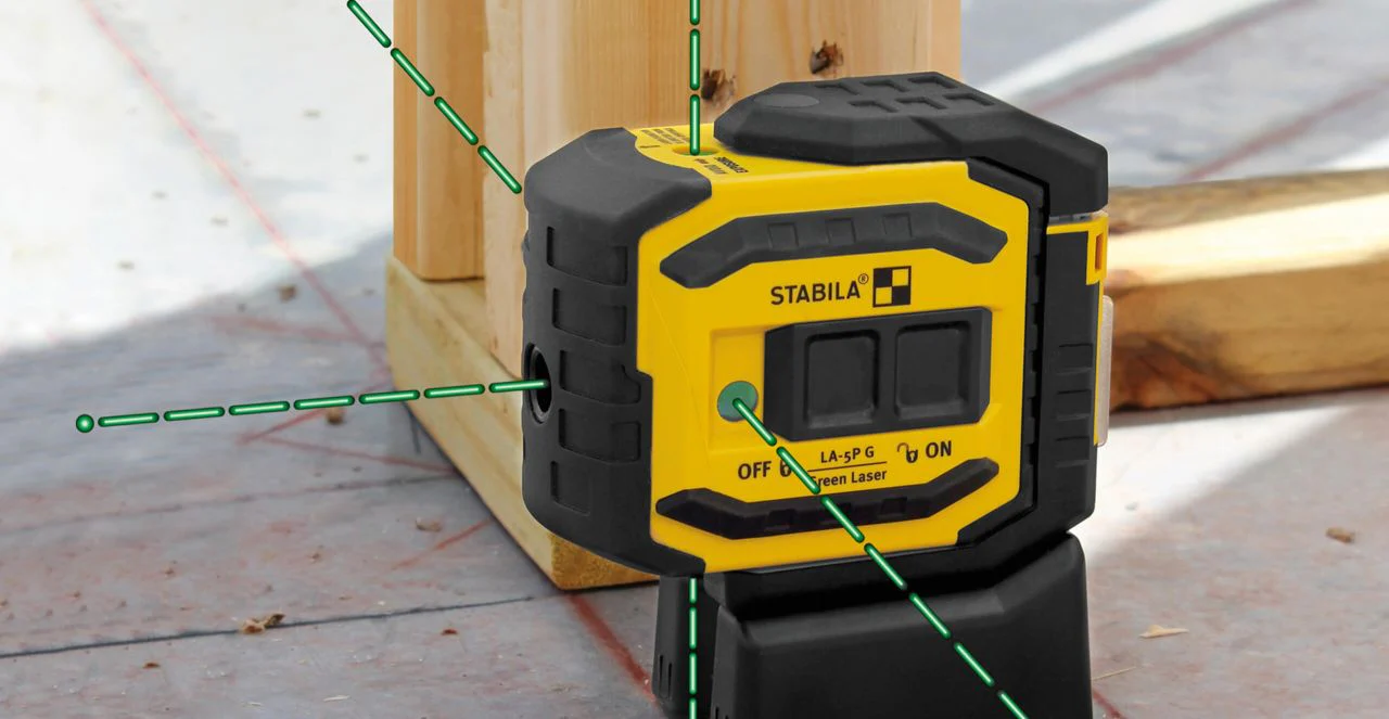 Stabila LA-5PG Green Self Leveling 5-Point/Dot Beam Laser - Image 5