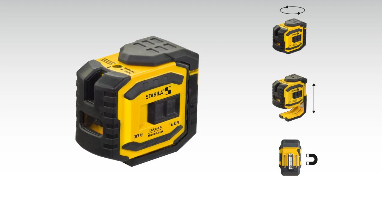 Stabila LAX300G Green Beam Line/Dot Laser - Image 2