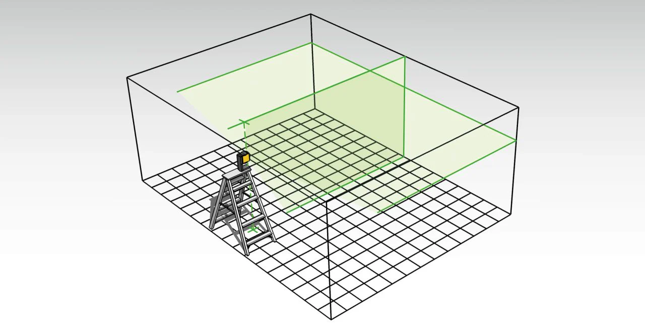 Stabila LAX300G Green Beam Line/Dot Laser - Image 8