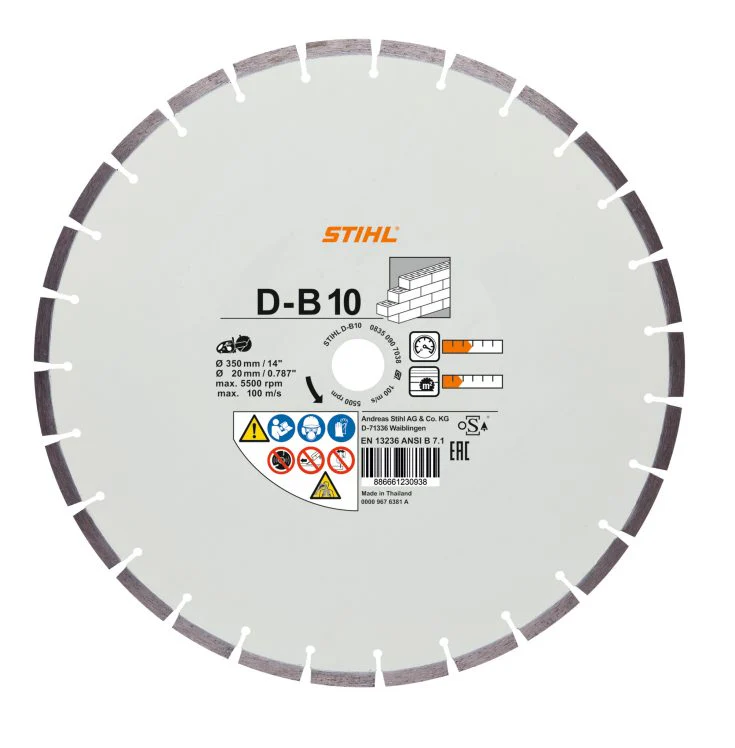 STIHL B60 Diamond Concrete Cutting Wheel - 14"