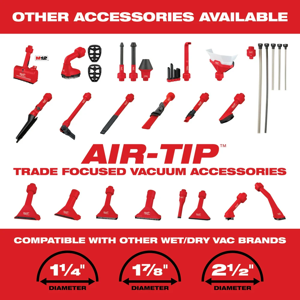 Milwaukee M18 FUEL Cordless 3-in-1 Backpack Vacuum - Tool Only - Image 9
