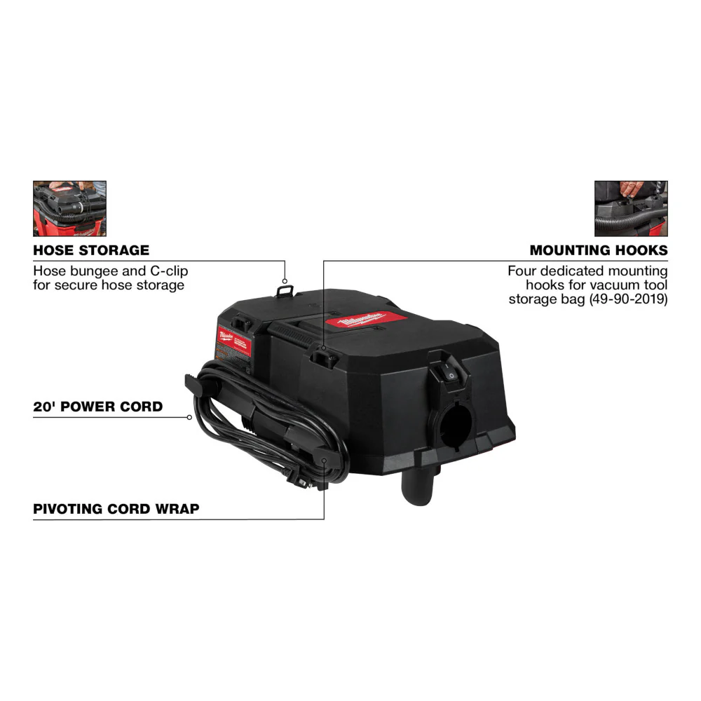 Milwaukee 6.5 Peak HP Wet/Dry Vacuum Motor Head - Image 3