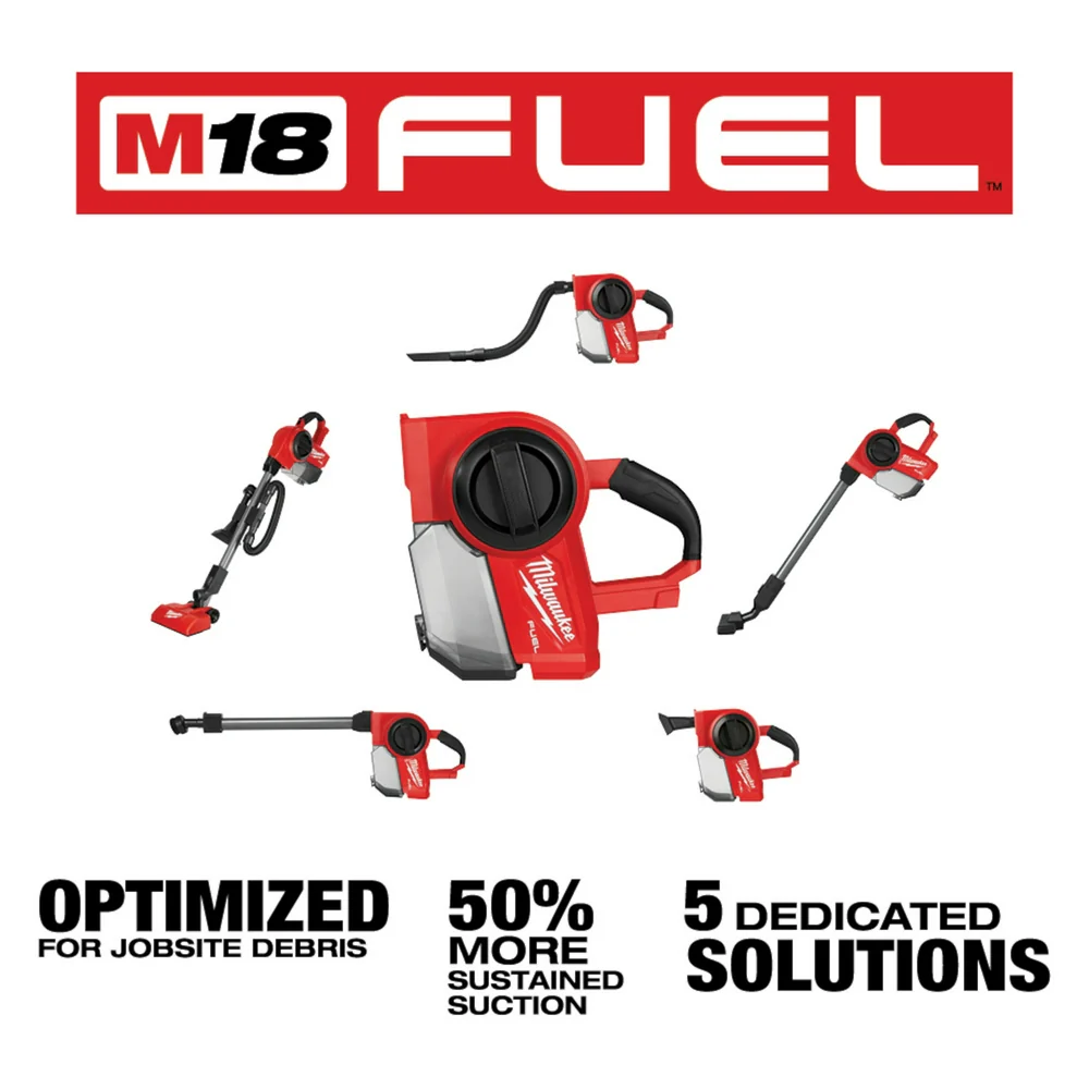 Milwaukee M18 FUEL Cordless Compact Vacuum - Tool Only - Image 3