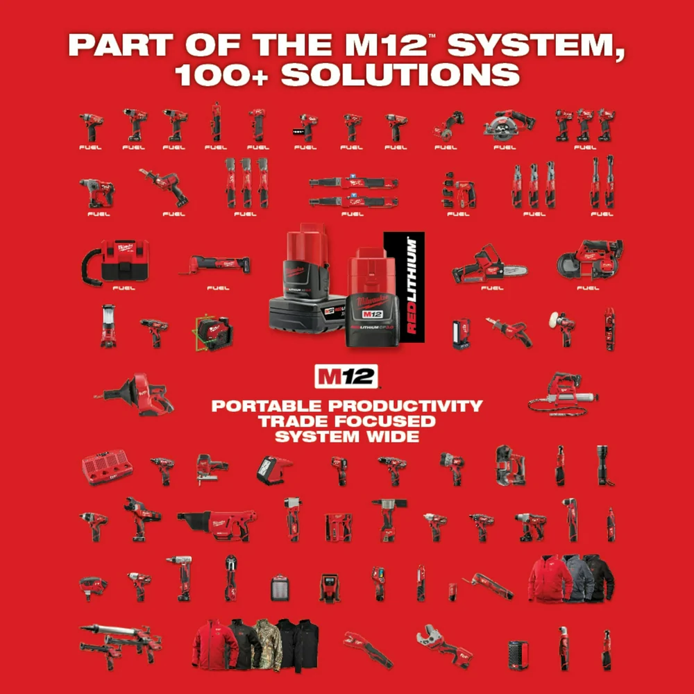 Milwaukee M12 FUEL Cordless 1.6 Gallon Wet/Dry Vacuum - Tool Only - Image 14