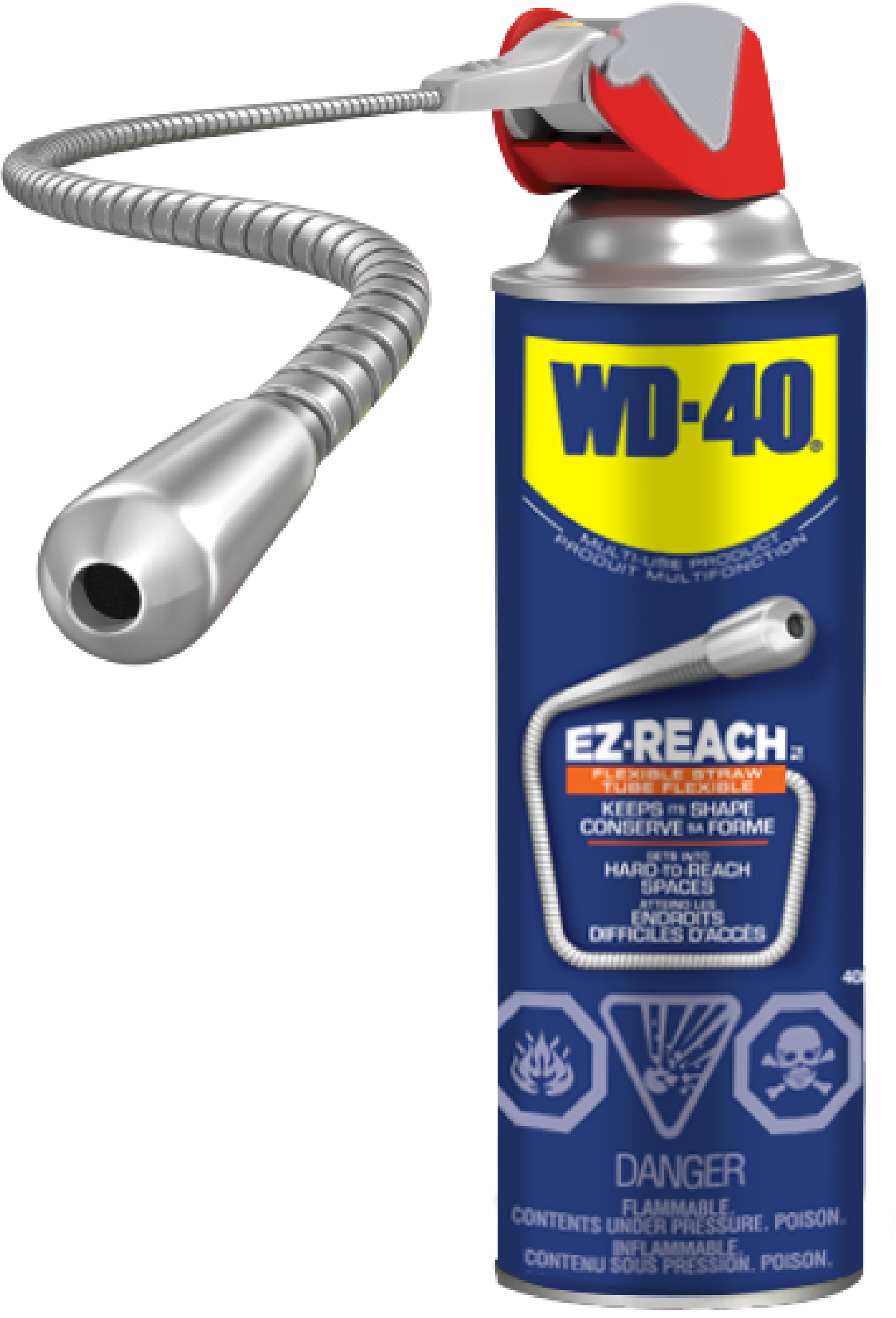 WD-40® EZ-Reach Multi-Use Lubricant w/ Smart Straw - 408g - Image 3