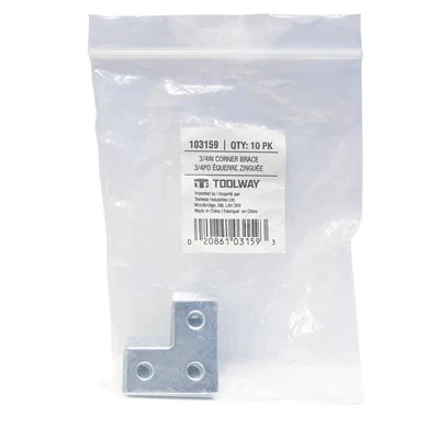 10PK Flat Corner Braces - Image 5