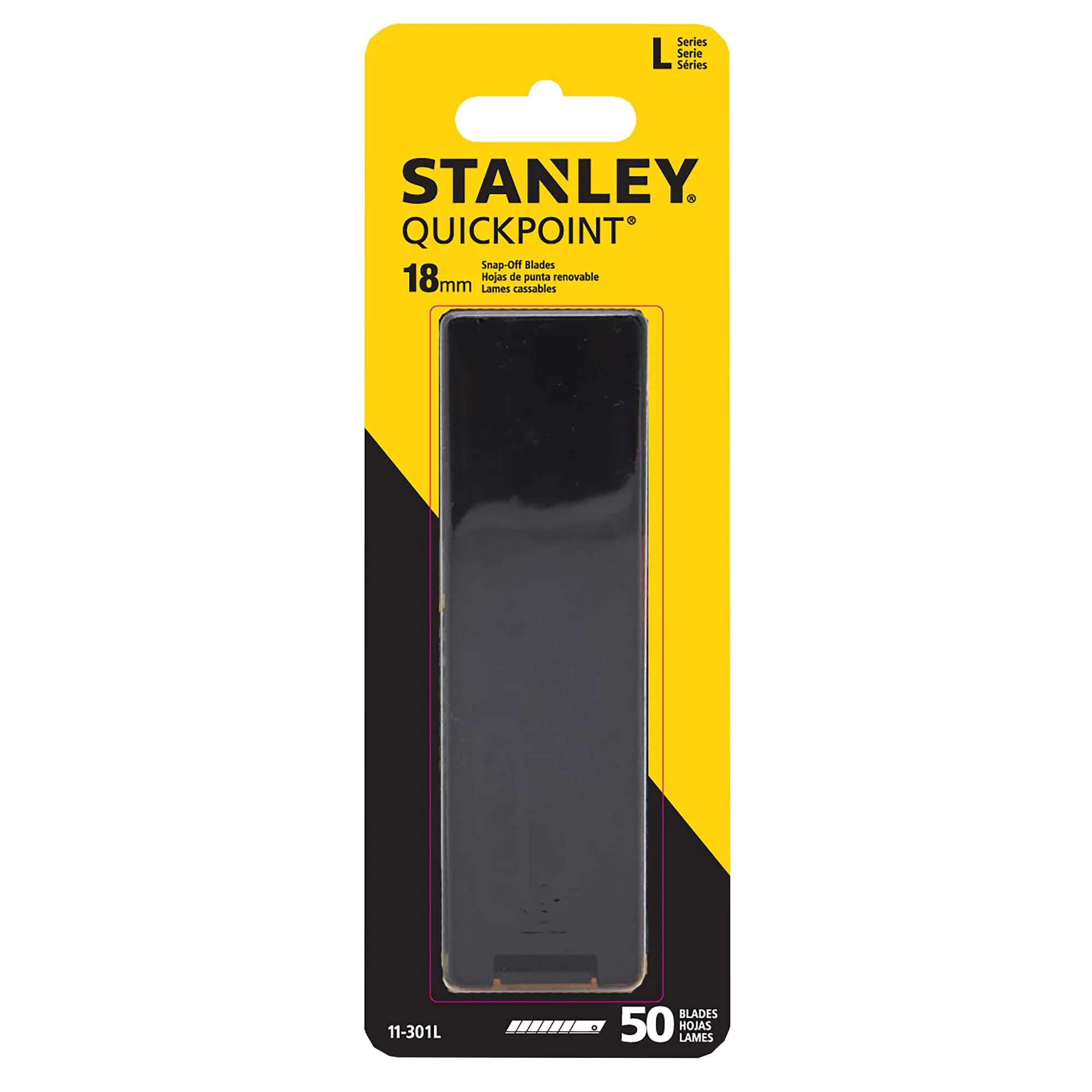 Stanley 50PK 18mm Quick-Point Snap-Off Blades w/ Dispeneser - Image 4