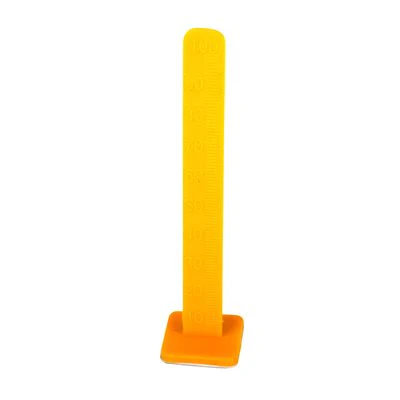 100PK Yellow 100mm Tile Levelling Pegs With 2-Sided 3M Tape