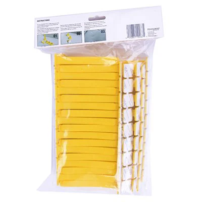 100PK Yellow 100mm Tile Levelling Pegs With 2-Sided 3M Tape - Image 4