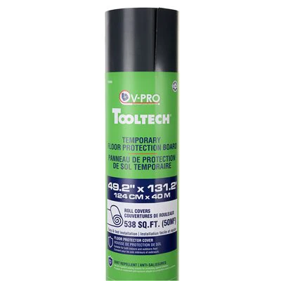 Tooltech Temporary Floor Protection Board 49.2" x 131.2ft (125cm x 40m) - Image 2