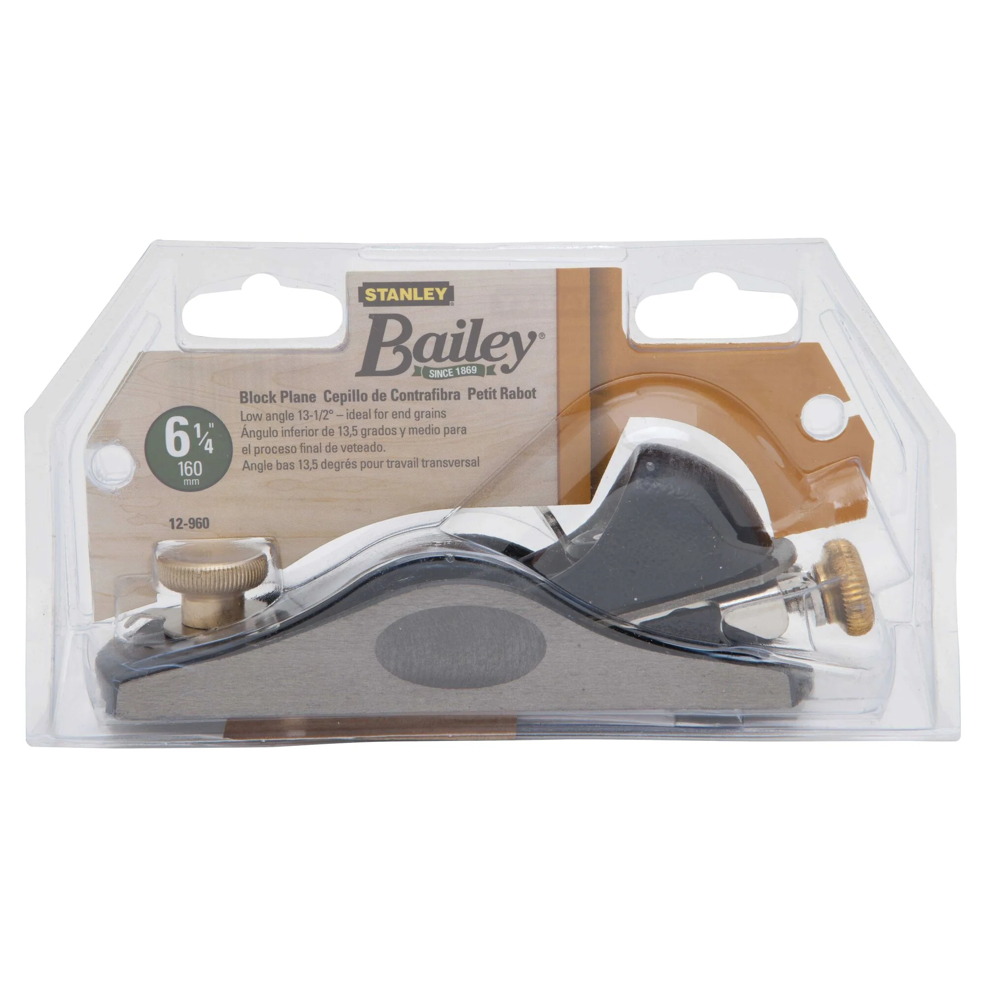Stanley 6-1/4" Bailey Low Angle Block Plane - Image 4