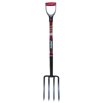 ProYard 41" 4-Tine Spading Fork Fibreglass D-Handle