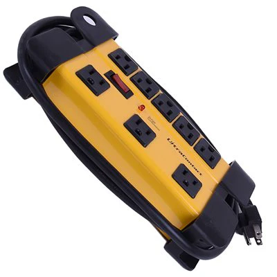 6ft 8-Outlet Power Bar w/ Steel Housing