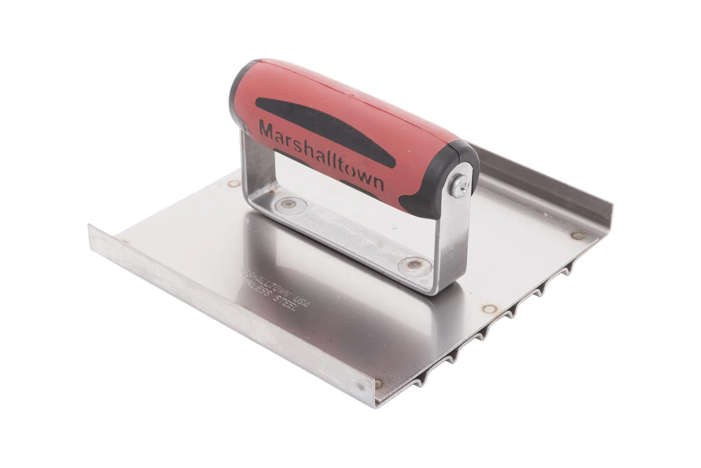 Marshalltown Stainless Steel Saftey Step Groover - 6" x 6" x 3/4" - Image 2
