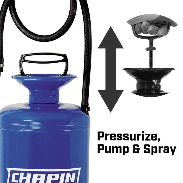 Chapin 3.5-gallon Industrial Funnel Top General Duty Tri-Poxy Steel Tank Sprayer - Image 5
