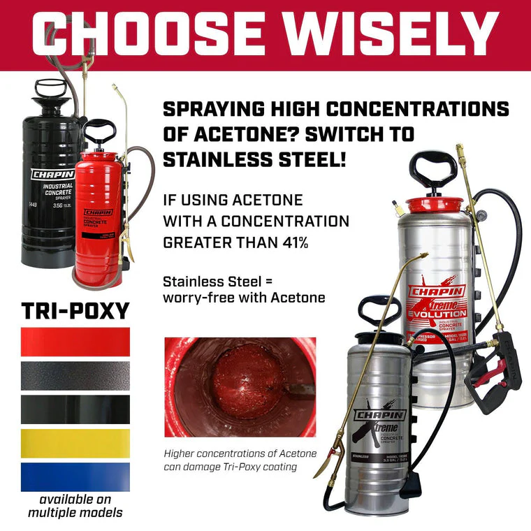Chapin 3.5-gallon Industrial Funnel Top General Duty Tri-Poxy Steel Tank Sprayer - Image 6