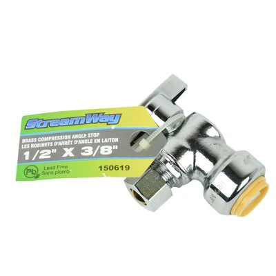 Push-Fit Lead Free Angle Stop - 1/2" x 3/8" - Image 2