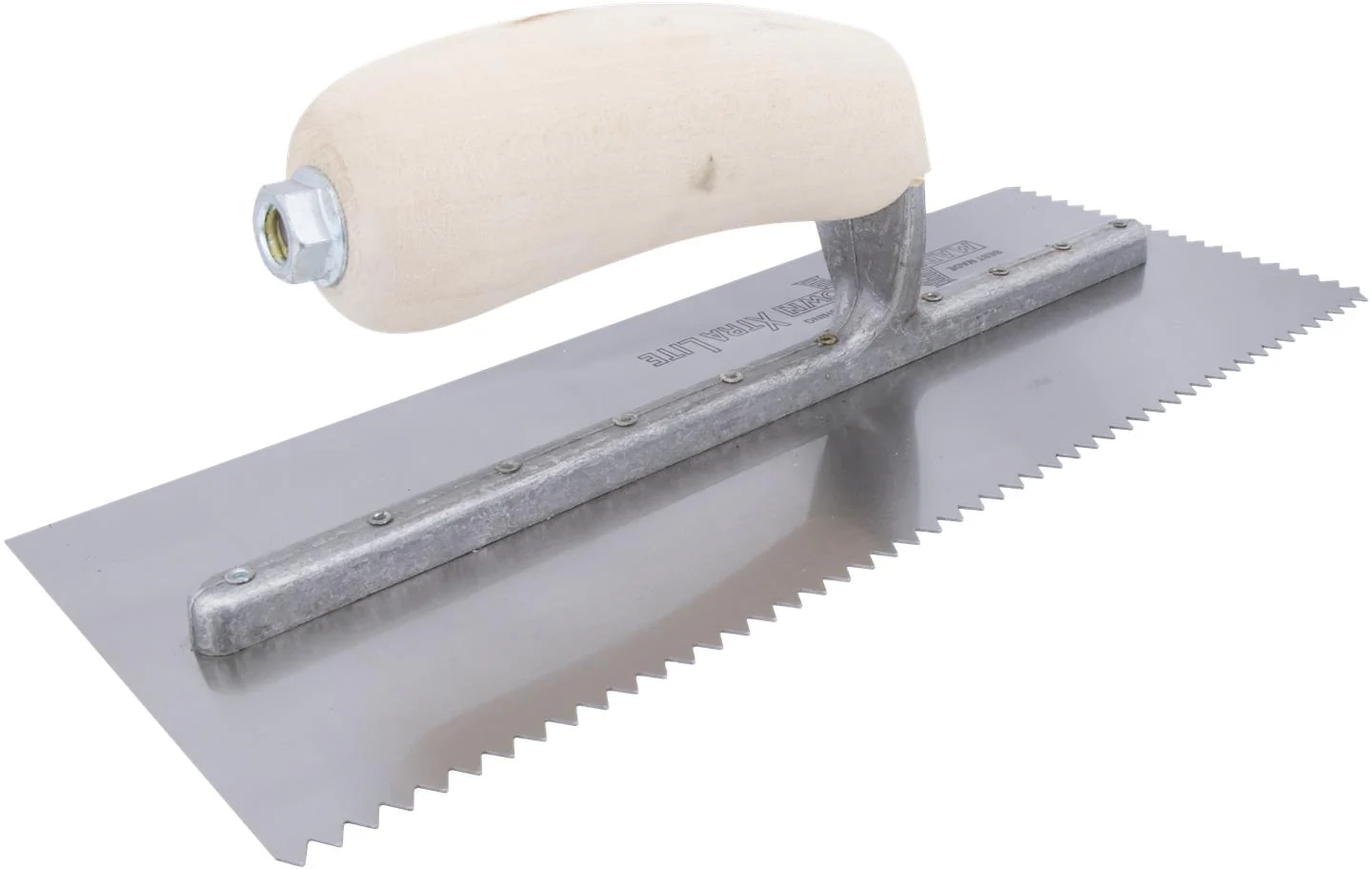 Marshalltown Standard V-Notch Trowel - 11" x 4-1/2" - Image 4