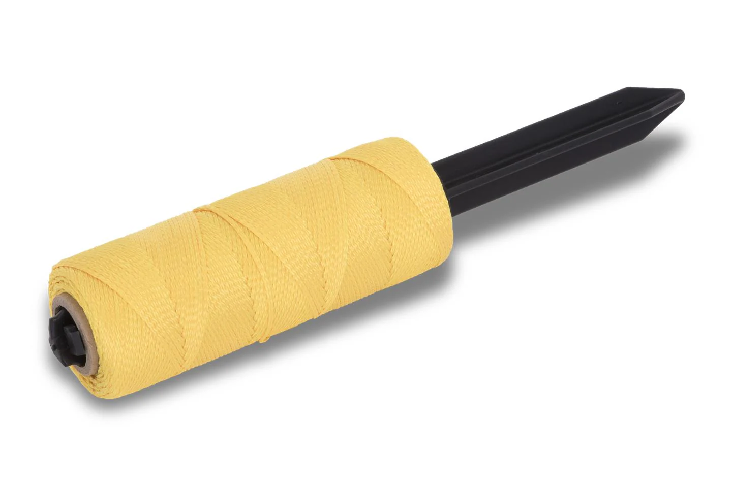 Marshalltown Refillable Stake Mason's Line Winder w/ 500ft #18 Yellow Braided Line