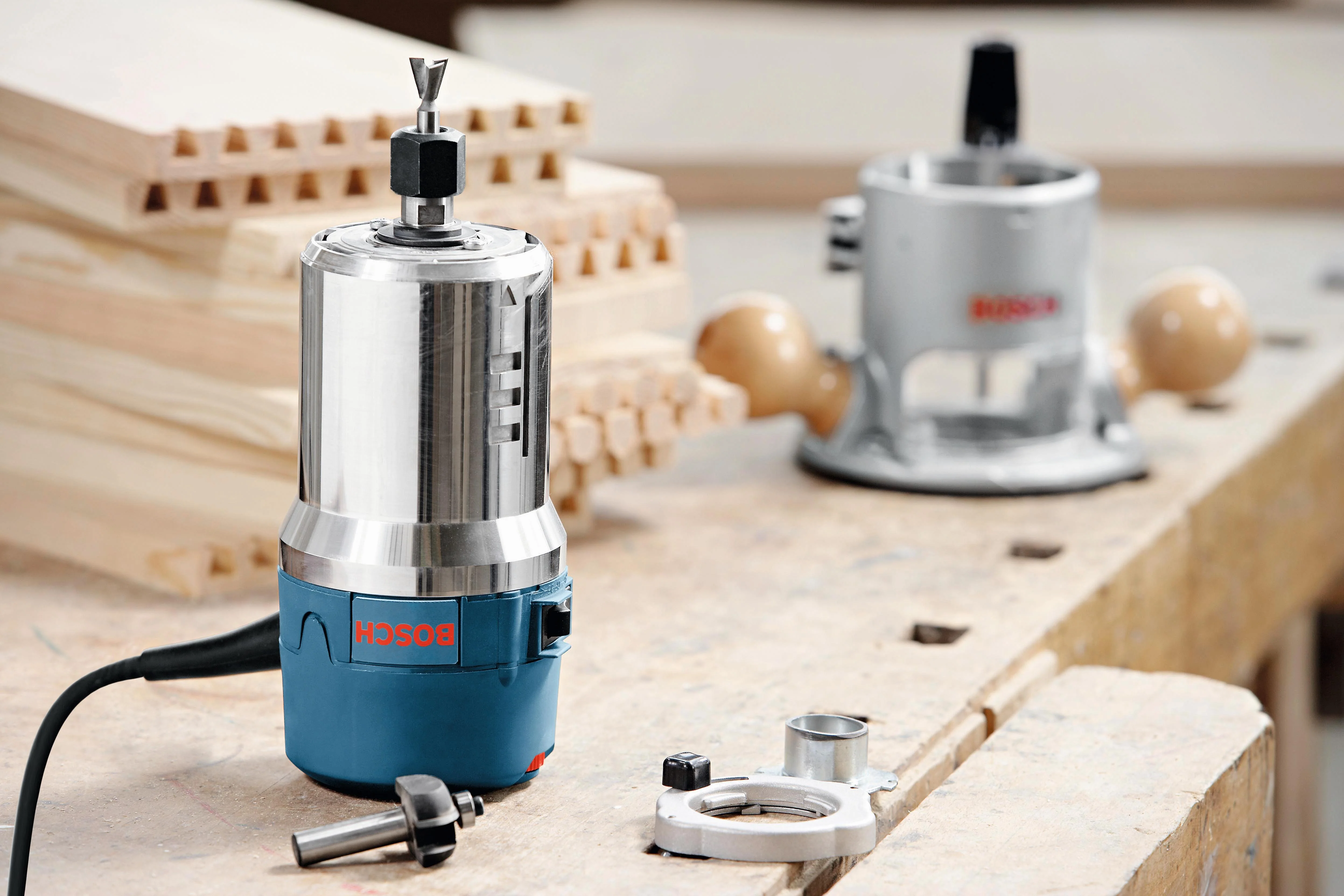 Bosch 2.25 HP Electronic Fixed-Base Router - Image 6