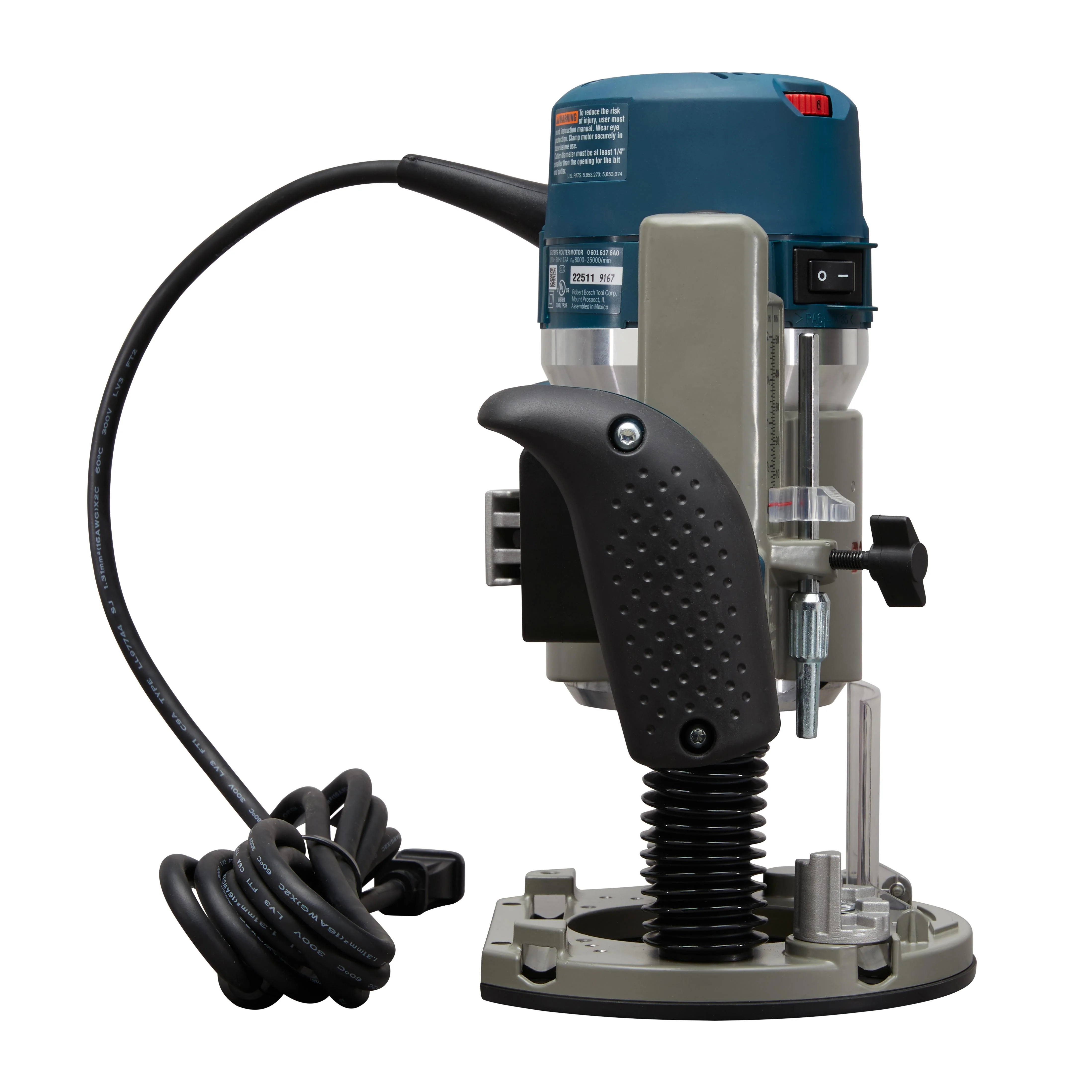 Bosch 2.25 HP Combination Plunge/Fixed-Base Router - Image 5