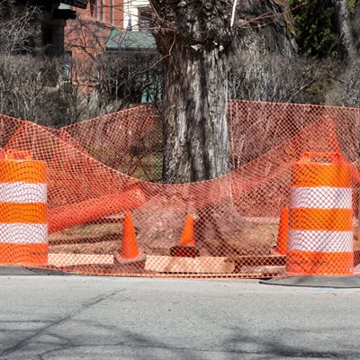 ProYard Heavy Duty Diamond Mesh Warning Barrier Fence - 4ft x 50ft - Image 2