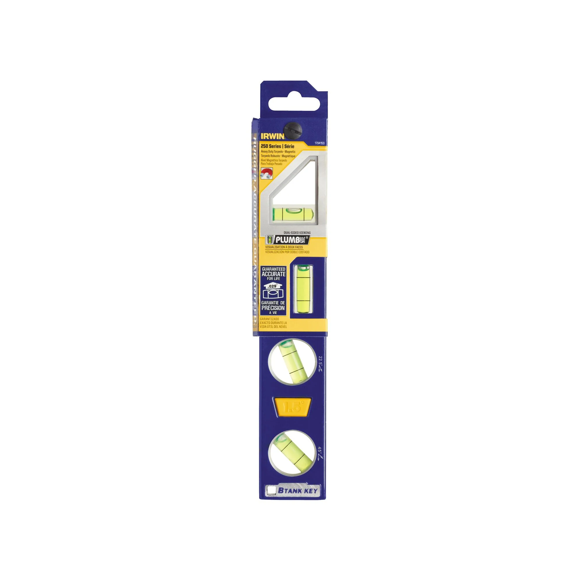 Irwin 250 Series Magnetic 9" Metal Torpedo Level - Image 15