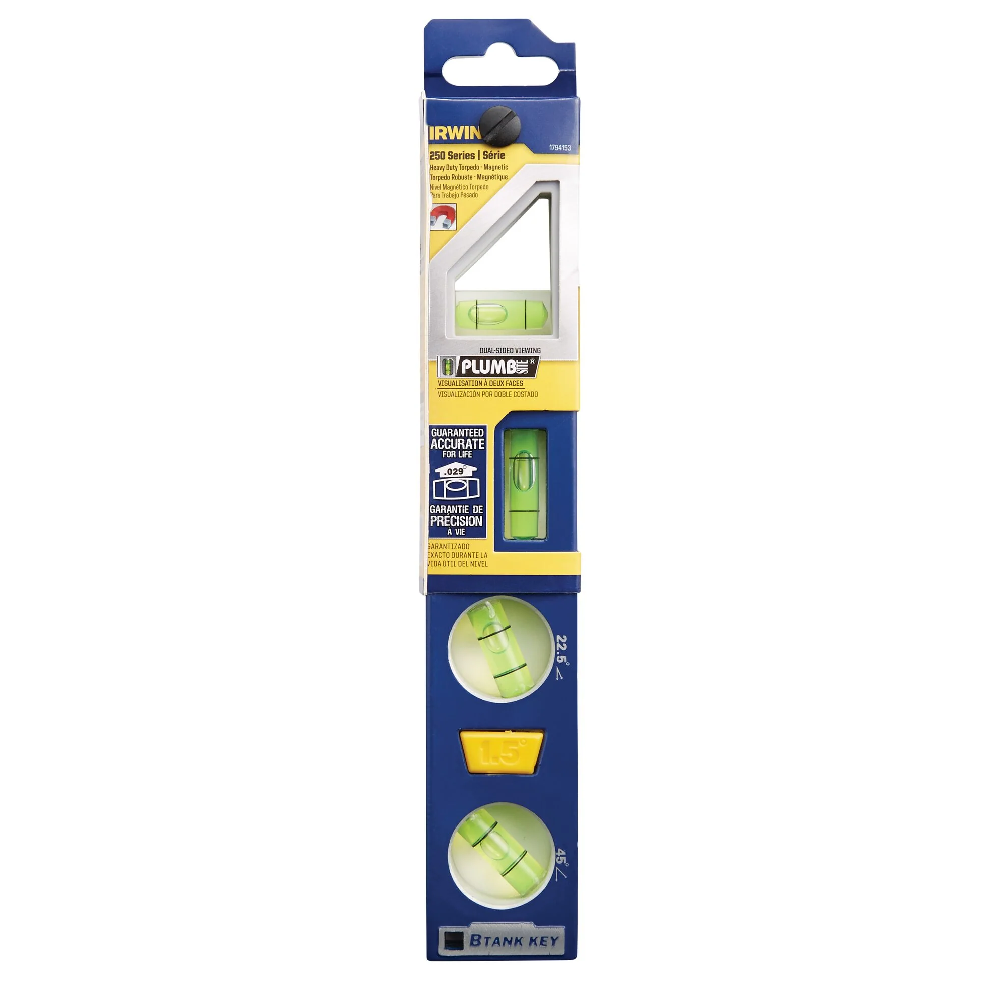 Irwin 250 Series Magnetic 9" Metal Torpedo Level - Image 16