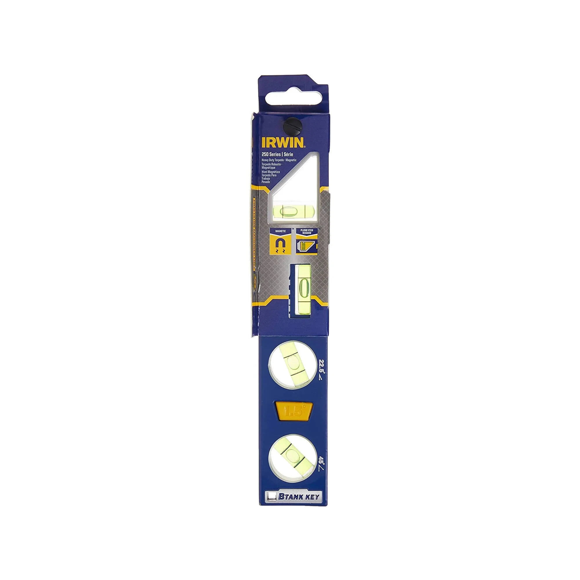 Irwin 250 Series Magnetic 9" Metal Torpedo Level - Image 17