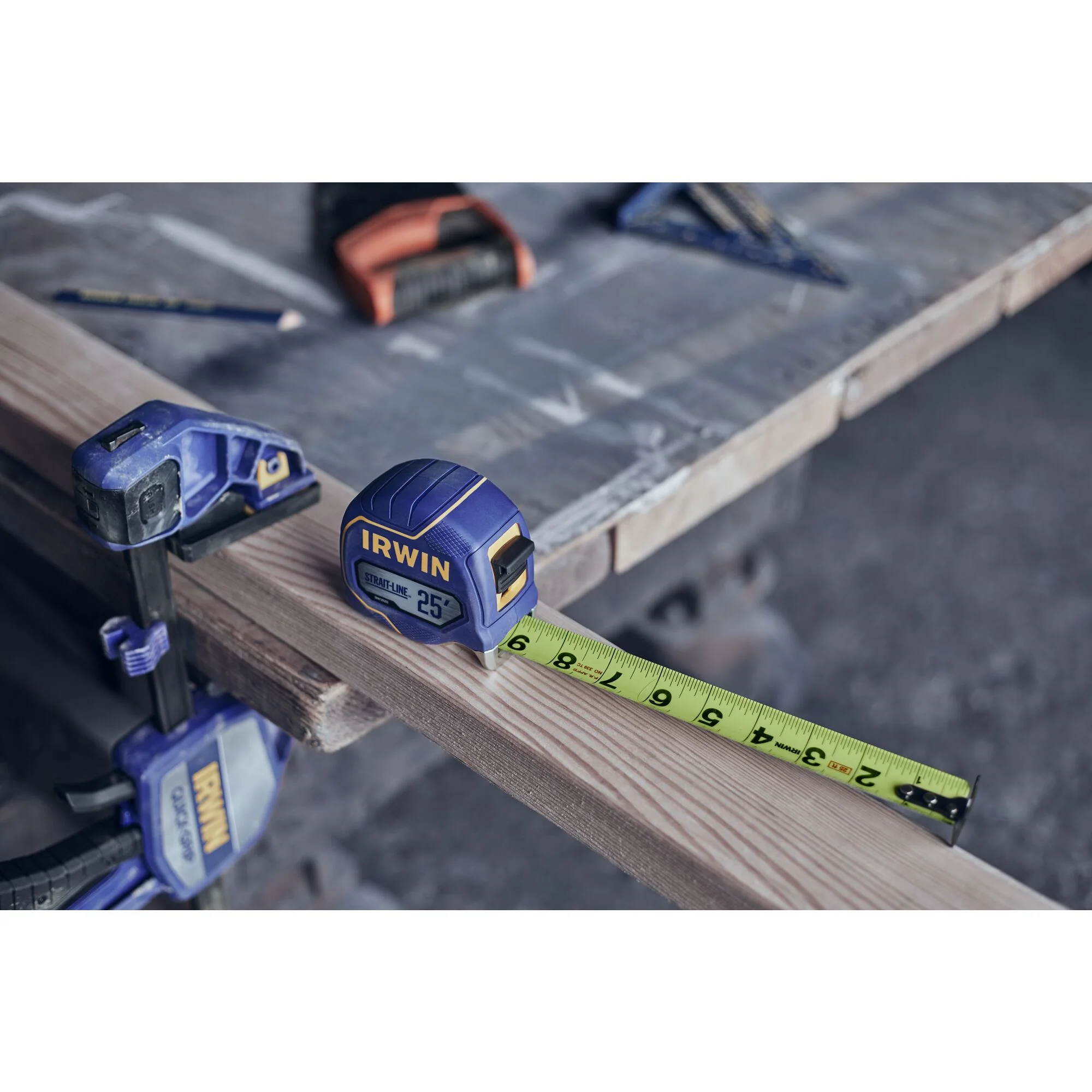 Irwin Hi-Contrast Aluminum Rafter Square - 7" - Image 5