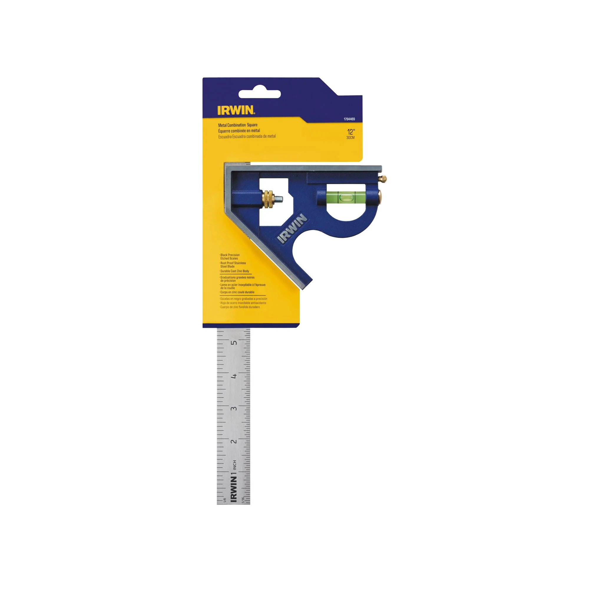 Irwin Metal Body Combination Square - 12" - Image 7