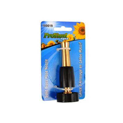 ProYard Solid Brass Twist End Nozzle w/ Rubber Grip - 4" - Image 3
