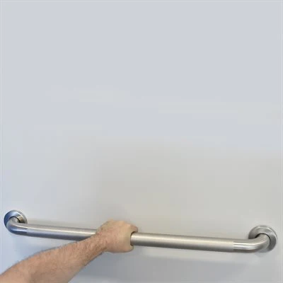 Straight Stainless Steel Bathroom Grab Bar - 30" x 1.5" (38mm) - Image 5