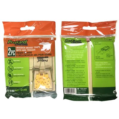 ProYard Wooden Mouse Traps w/ ABS Trigger - 2PK - Image 2