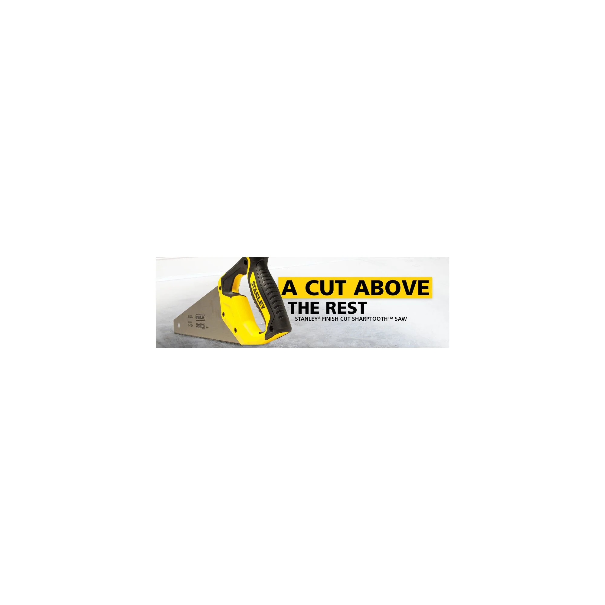 Stanley 15" Finish Cut SharpTooth Saw - Image 4