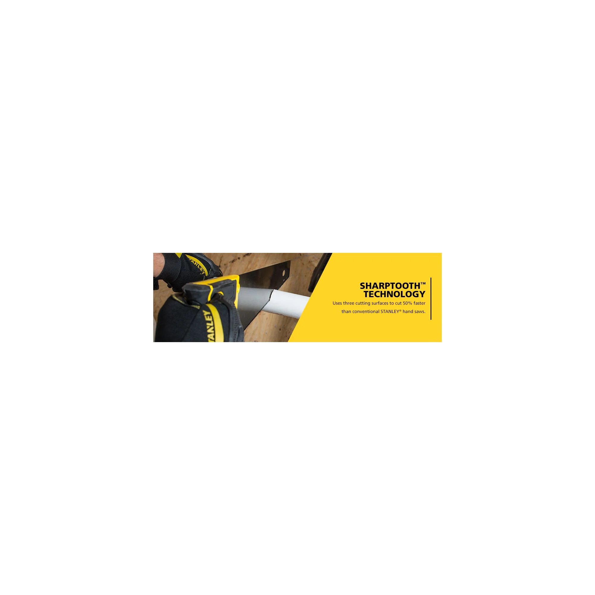 Stanley 15" Finish Cut SharpTooth Saw - Image 6