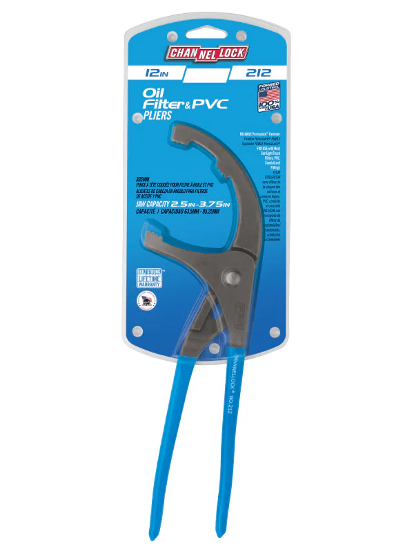 Channellock Oil Filter/PVC Pliers - 12" - Image 5