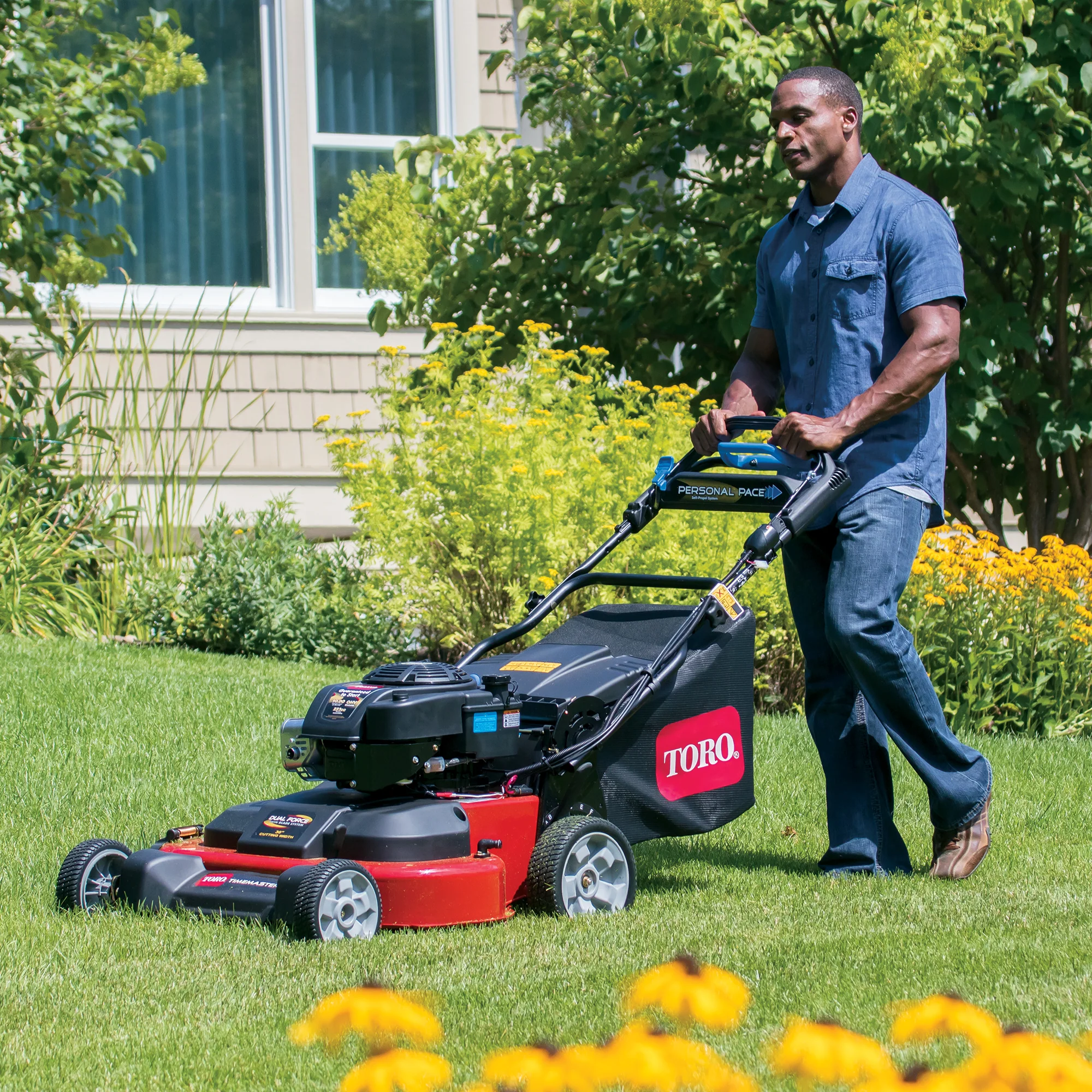Toro 30" TimeMaster® Electric Start Gas Lawn Mower w/Personal Pace®® - Image 6