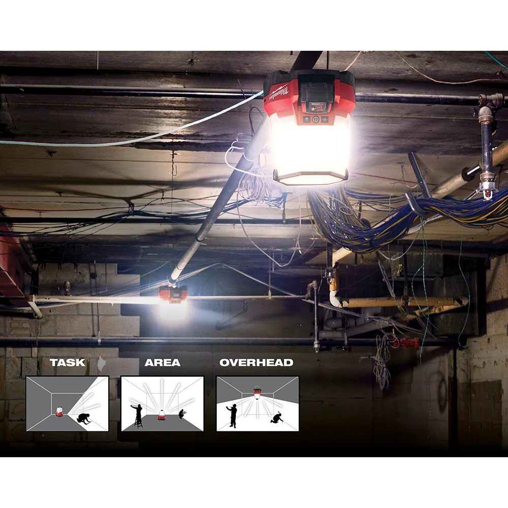 Milwaukee M18 Cordless RADIUS LED Compact Site Light with ONE-KEY - Tool Only - Image 6