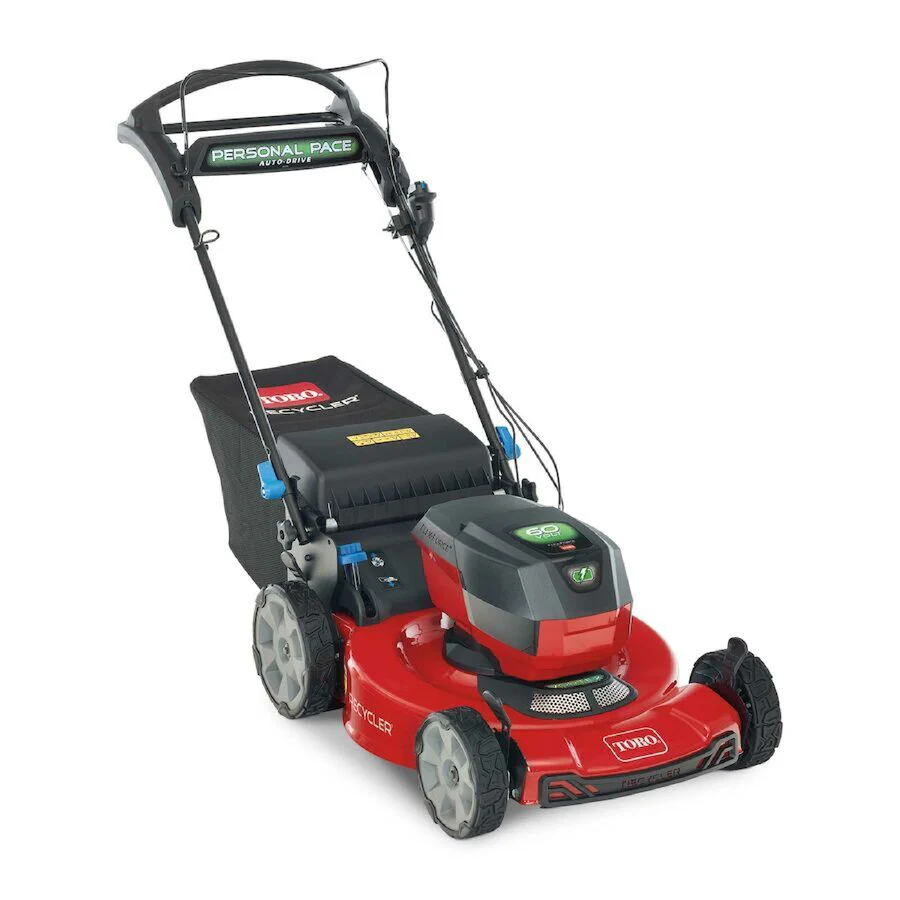 Toro 60V MAX 22" Recycler Lawn Mower w/ Personal Pace & SmartStow