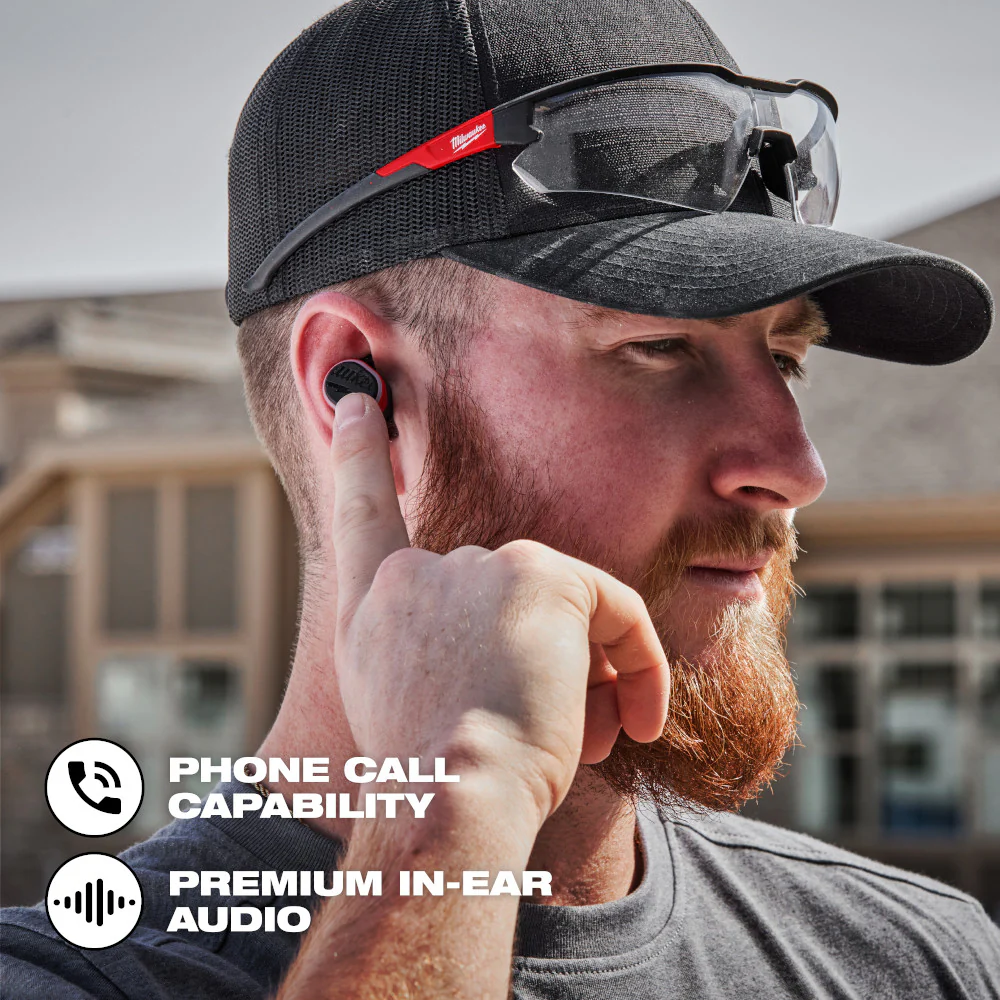 Milwaukee REDLITHIUM USB Bluetooth Jobsite Ear Buds - Image 16