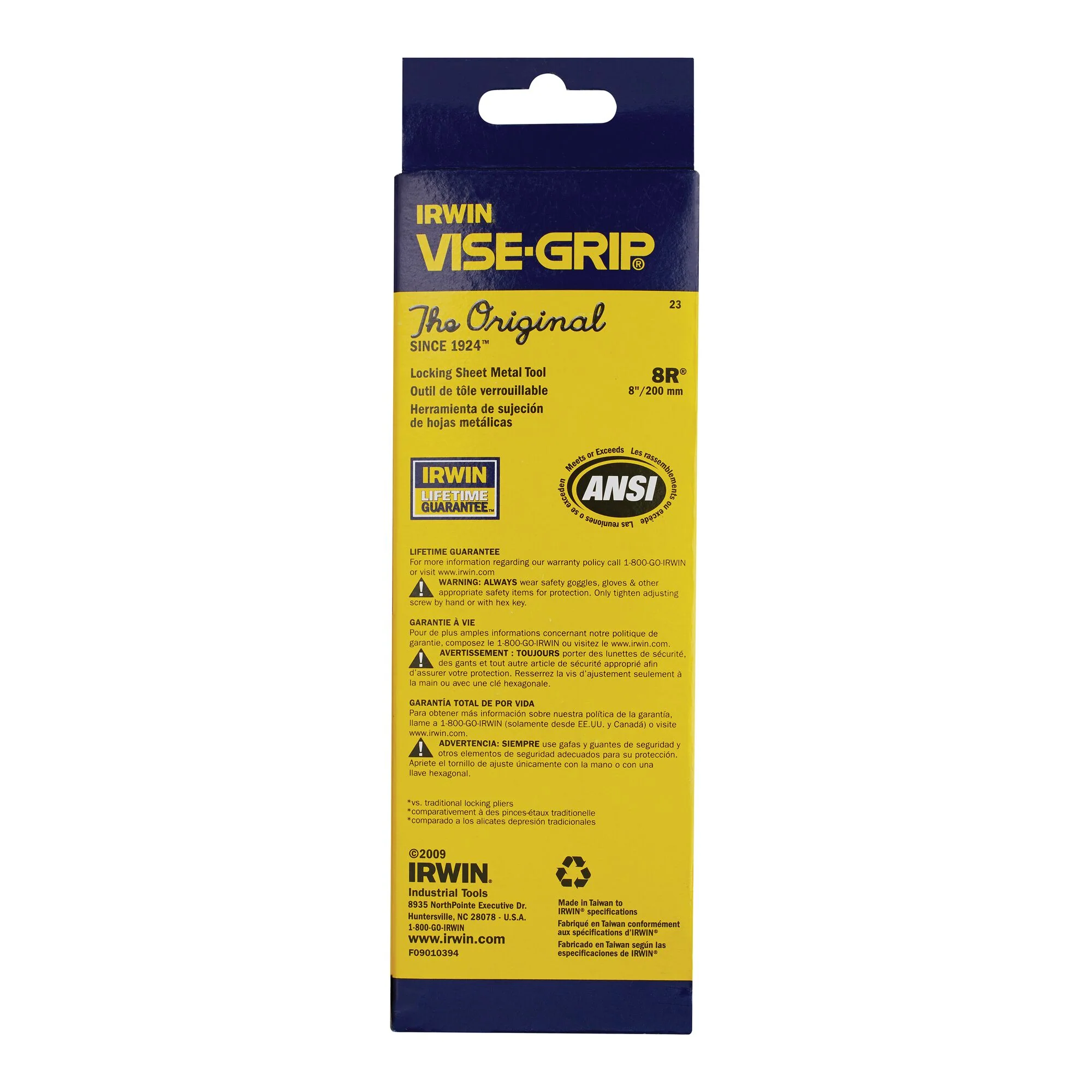 Irwin Vise-Grip 8" Sheet Metal Tool - Image 6