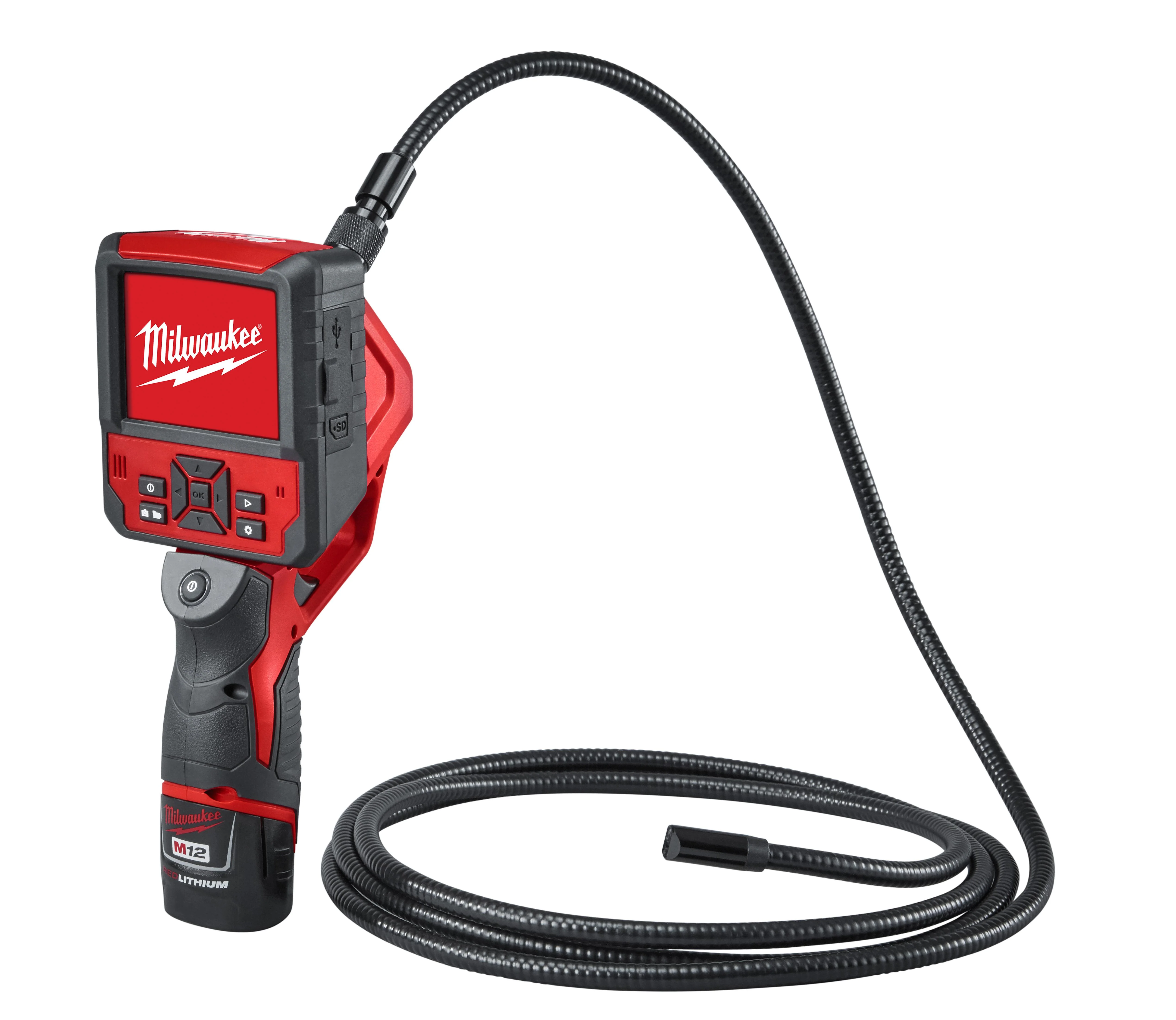 Milwaukee M12 Cordless M-Spector Flex 9 ft. Kit - Image 4