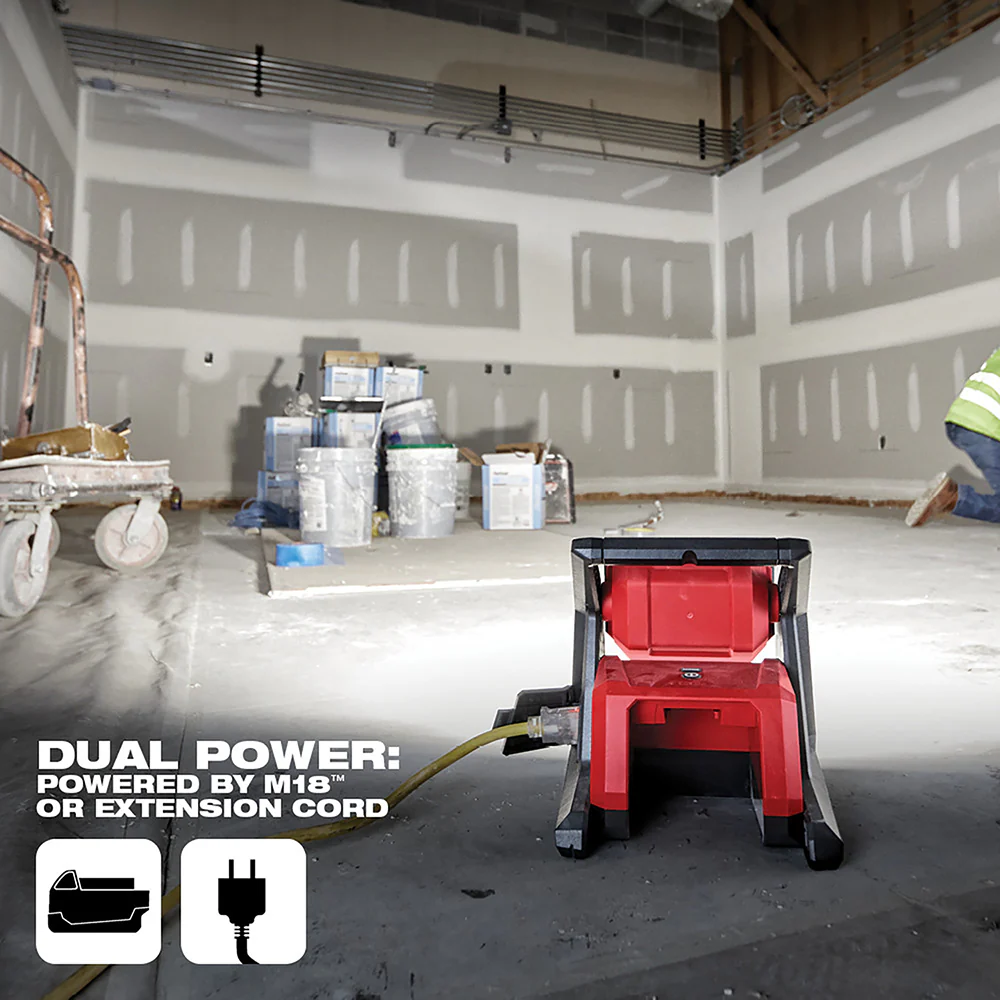 Milwaukee M18 Cordless ROVER Dual Power Flood Light - Tool Only - Image 7