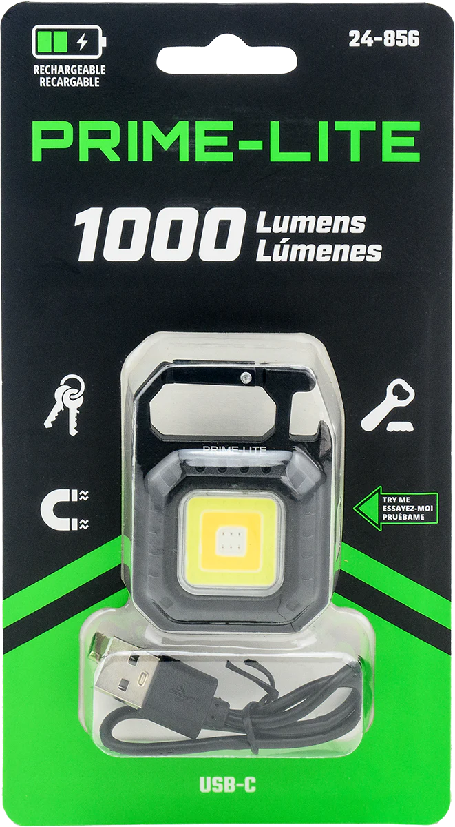Prime-Lite 1000 Lumen Rechargeable Pocket Carabiner Light - Image 5