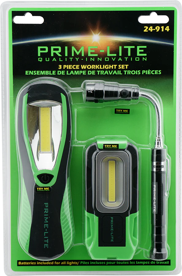 Prime-Lite 3 pc. Multi-Purpose Worklight Set